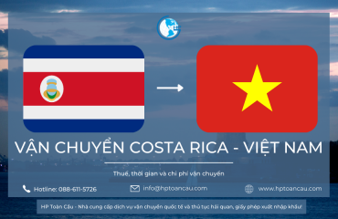 Giá vận chuyển hàng hóa nhập khẩu Costa Rica – Việt Nam