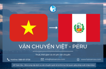 Giá vận chuyển hàng hóa xuất khẩu sang Peru