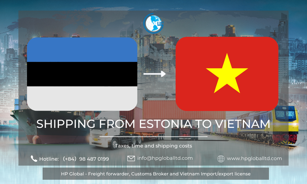 Shipping from Estonia to Vietnam