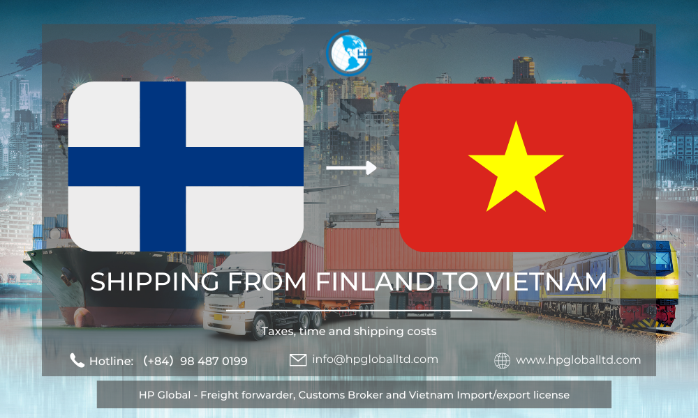 Shipping from Finland to Vietnam
