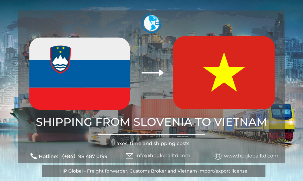 Shipping from Slovenia to Vietnam