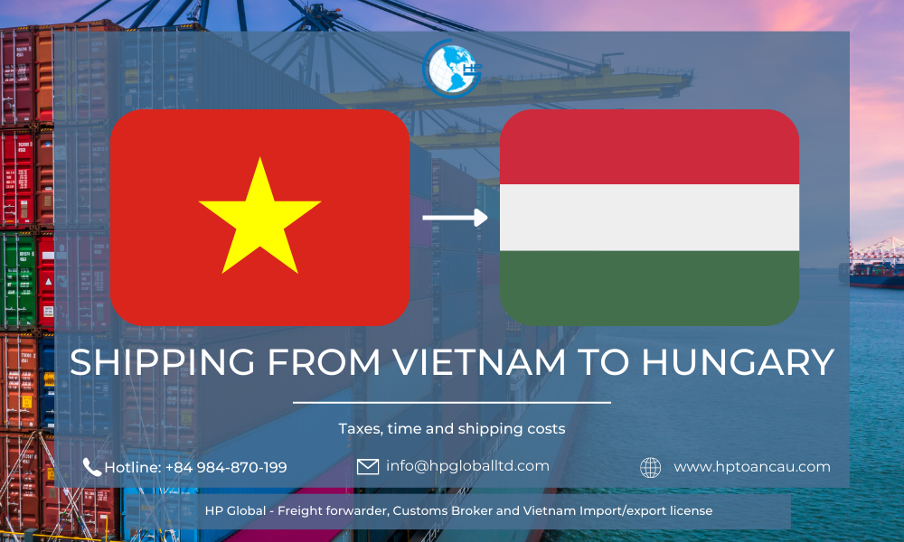 Shipping from Vietnam to Hungary