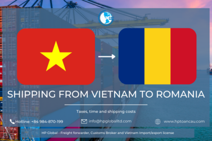 Shipping from Vietnam to Romania