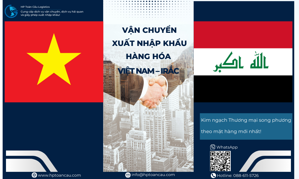 Vận Chuyển Xuất Nhập Khẩu Hàng Hóa Việt Nam - Irắc