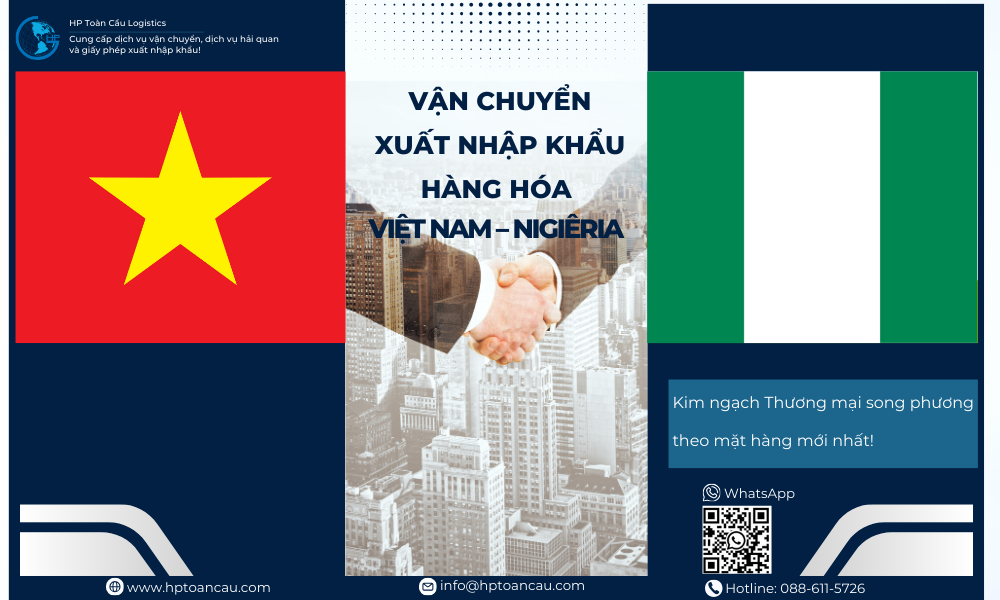 Vận Chuyển Xuất Nhập Khẩu Hàng Hóa Việt Nam - Nigiêria