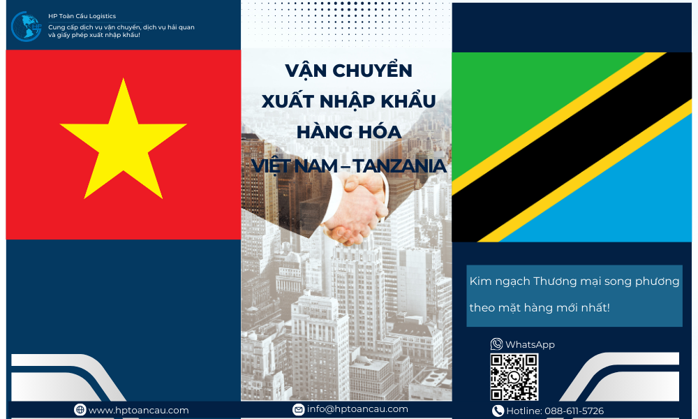 Vận Chuyển Xuất Nhập Khẩu Hàng Hóa Việt Nam - Tanzania
