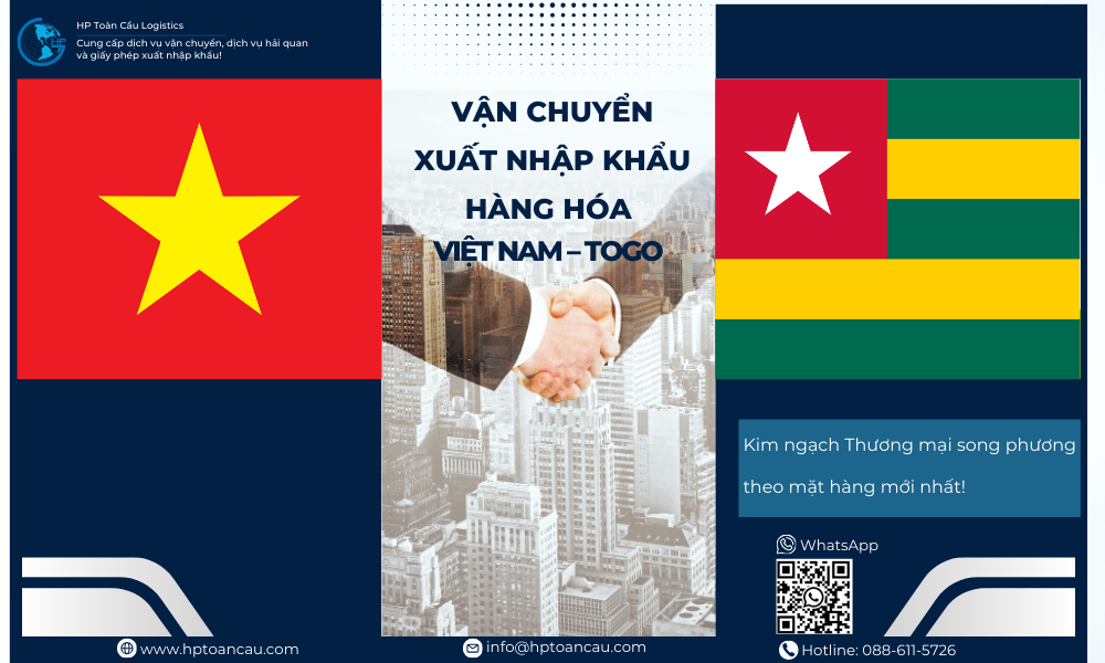 Vận Chuyển Xuất Nhập Khẩu Hàng Hóa Việt Nam - Togo