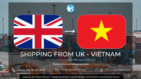 Shipping from UK to Vietnam