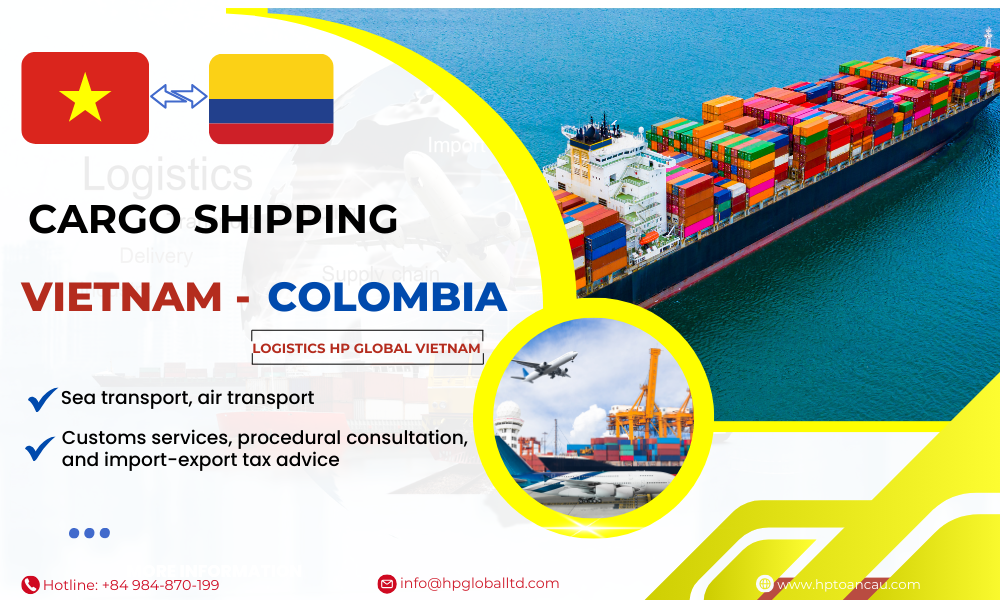 Cargo shipping Vietnam - Colombia