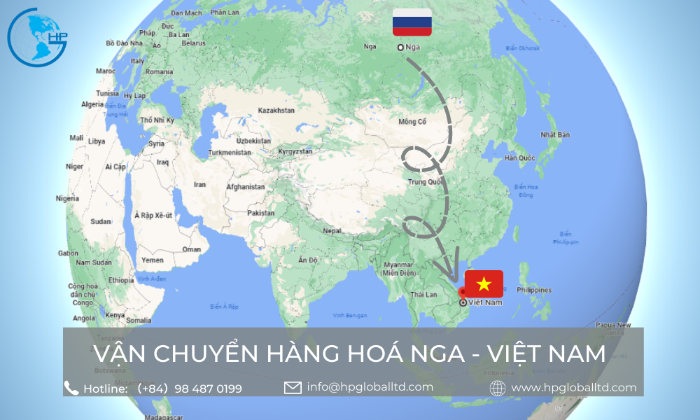 Cước vận chuyển Nga - Việt Nam