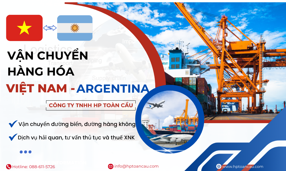 Vận chuyển hàng hóa Việt Nam - Argentina