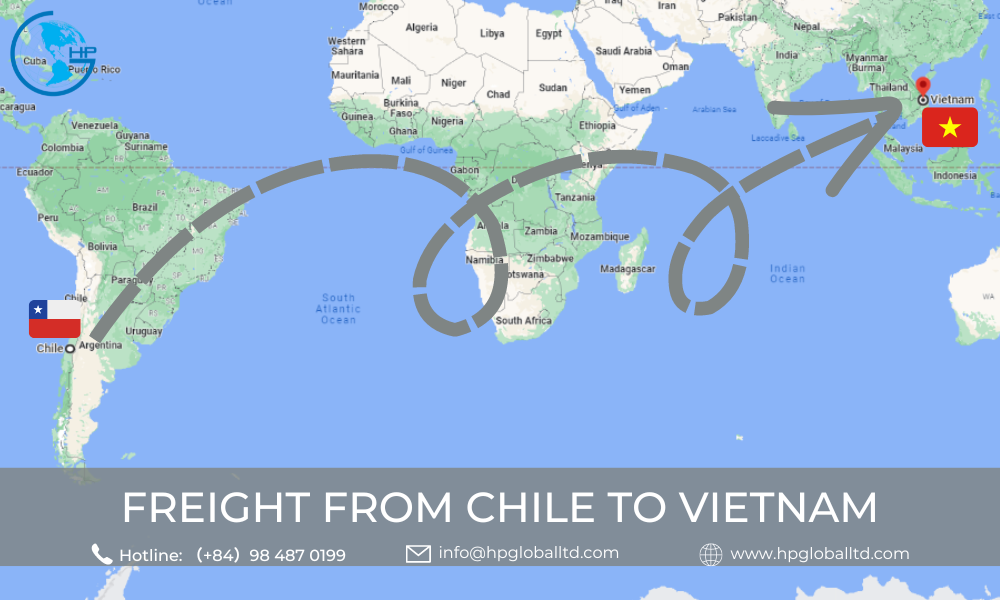 Freight from Chile to VietNam