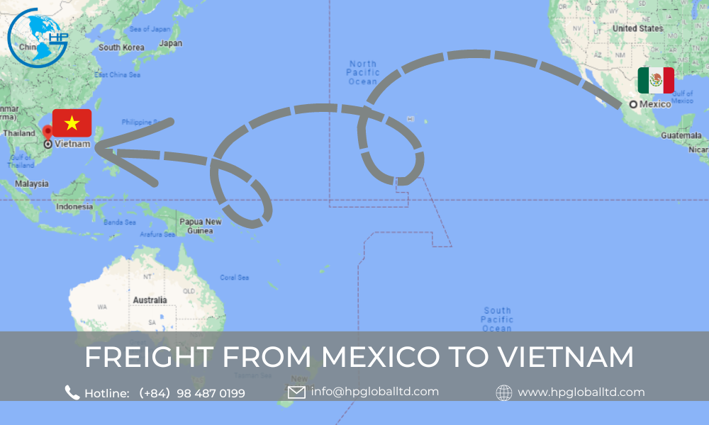 Freight from Mexico to VietNam