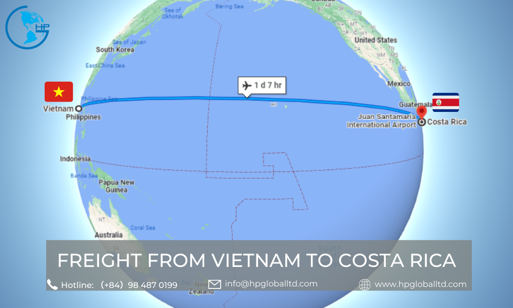 Freight from Vietnam to Costa Rica
