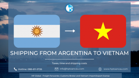 Shipping from Argentina to Vietnam