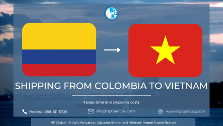 Shipping from Colombia to Vietnam