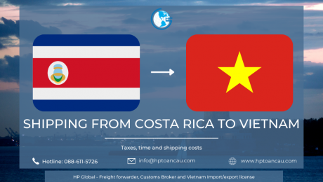Shipping from Costa Rica to Vietnam