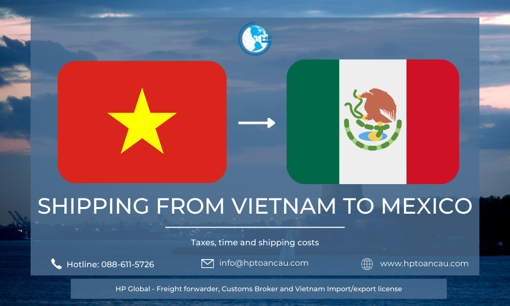 Shipping from Vietnam to Mexico