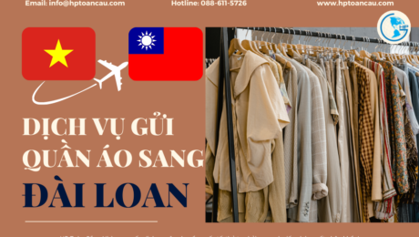 Dịch vụ gửi quần áo sang Đài Loan