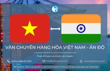 Dịch vụ vận chuyển hàng hóa Việt Nam Ấn Độ