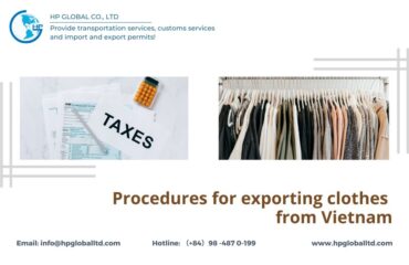 Procedures for exporting clothes from Vietnam