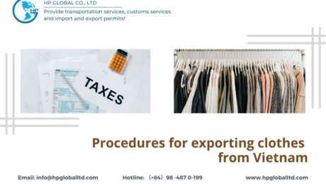 Procedures for exporting clothes from Vietnam