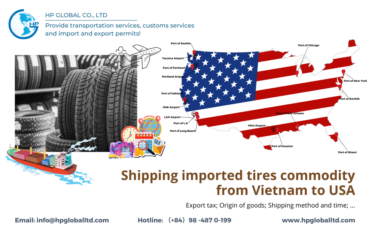 Shipping imported Tyres from Vietnam to USA