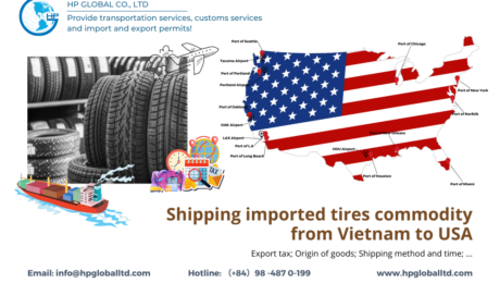 Shipping imported Tyres from Vietnam to USA