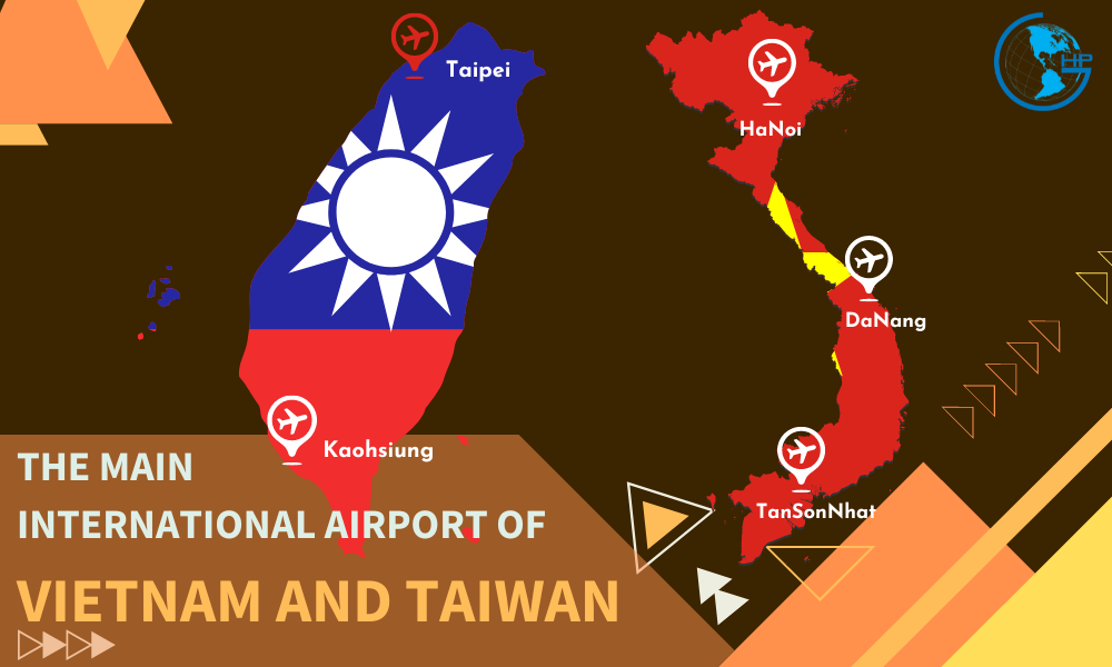 The main international airport of Vietnam and Taiwan