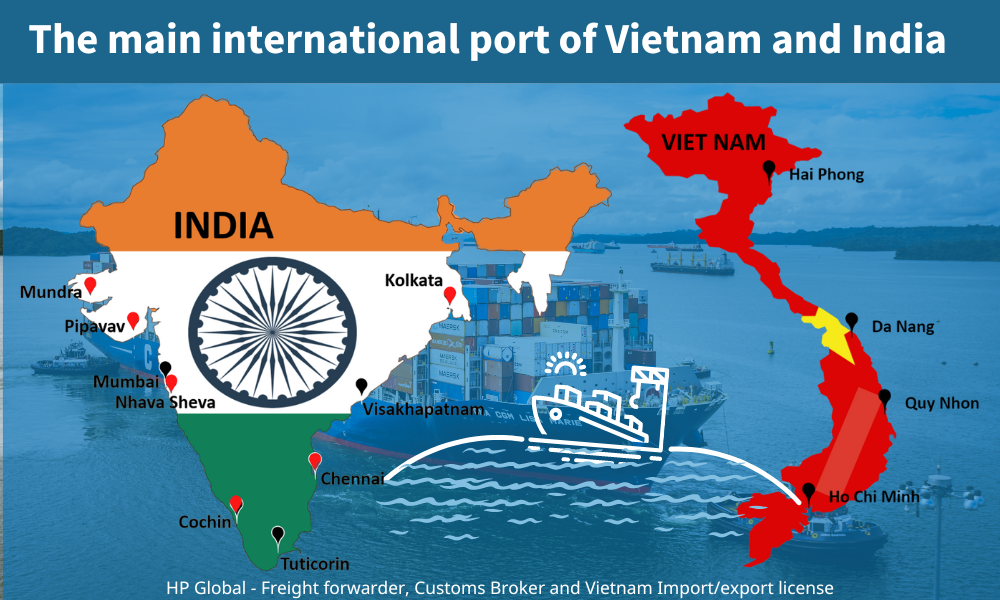 The main international port of Vietnam and India
