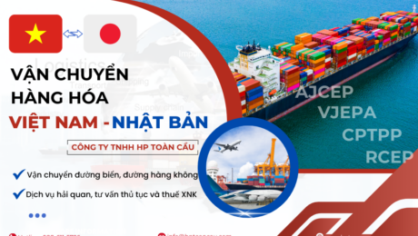 Dịch vụ vận chuyển hàng hóa Việt Nam - Nhật Bản