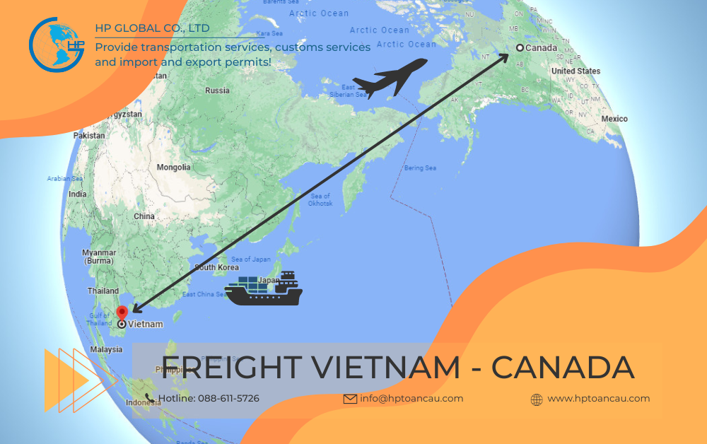 Freight from Canada to Vietnam