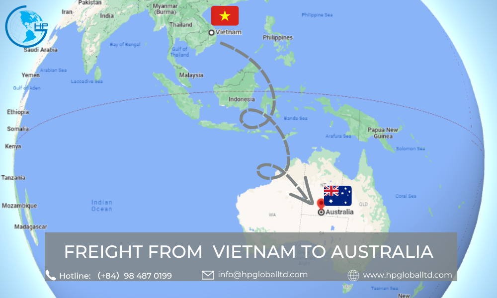 Shipping from Vietnam to Australia - Logistics HP Global Vietnam