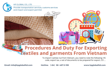 Procedures And Duty For Exporting Textiles and garments From Vietnam