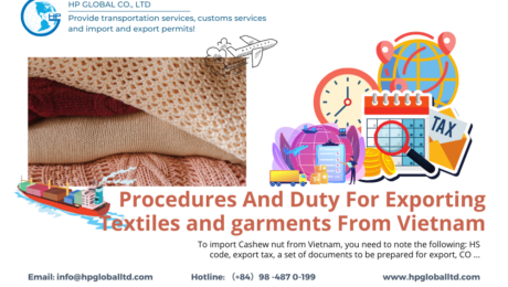 Procedures And Duty For Exporting Textiles and garments From Vietnam