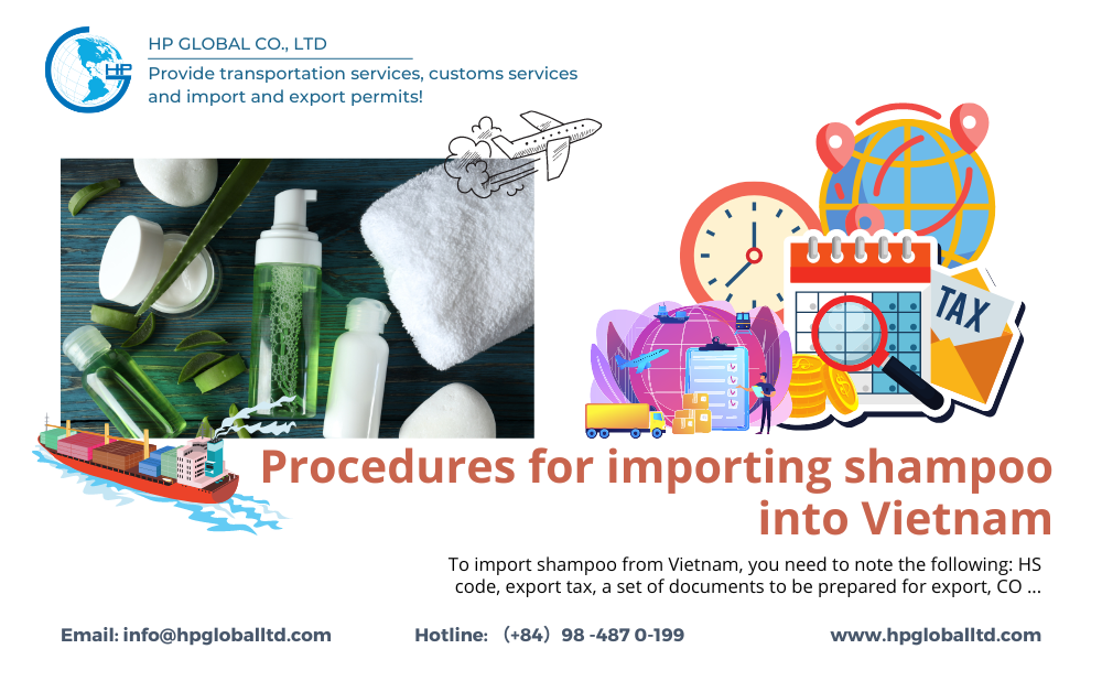 Import Shampoo to Vietnam