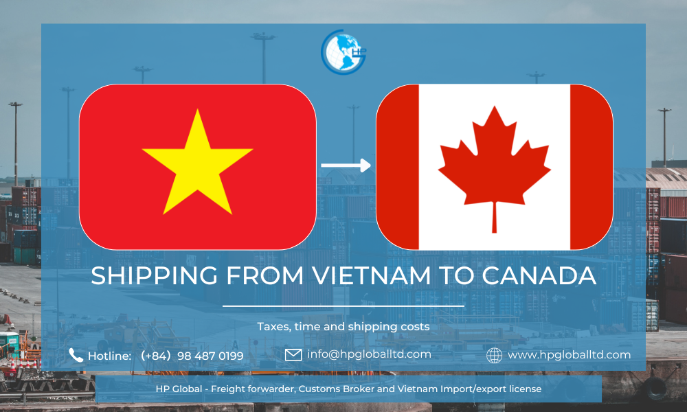 Shipping from Vietnam to Canada