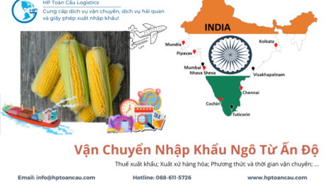 Vận chuyển Ngô nhập khẩu từ Ấn Độ