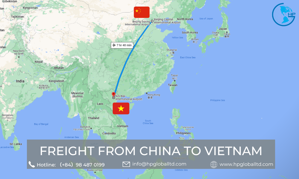 Shipping from China to Vietnam Logistics HP Global Co., Ltd