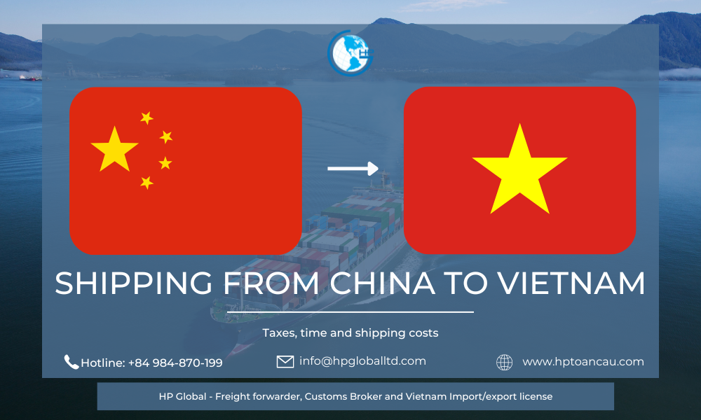 Shipping from China to Vietnam Logistics HP Global Co., Ltd