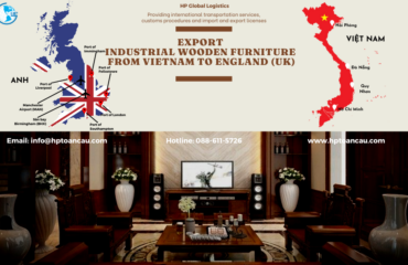 Shipping Industrial Wooden Furniture Vietnam to England (UK)