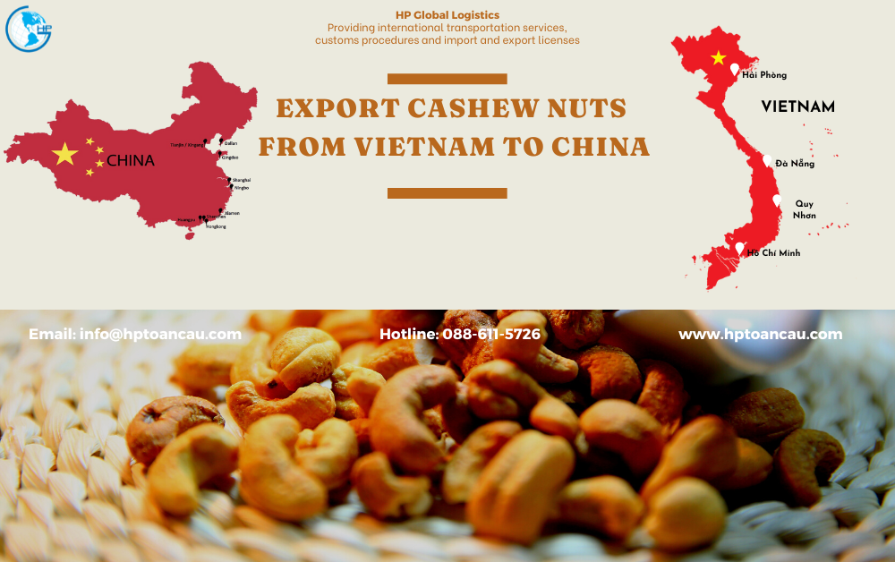Shipping Cashew Nuts from Vietnam to China
