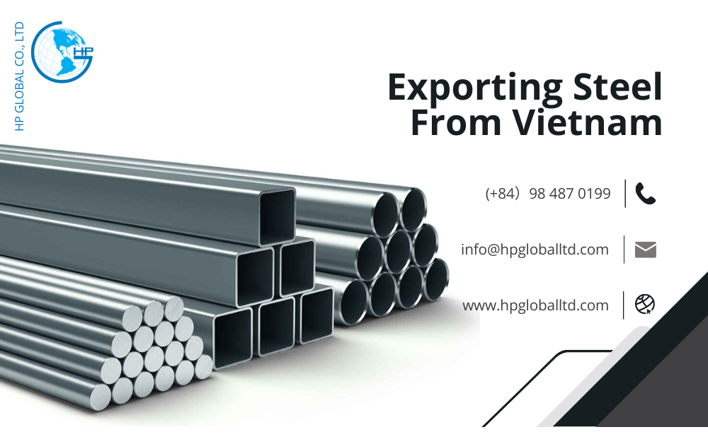 Procedures, duty and freight for exporting Steel from Vietnam