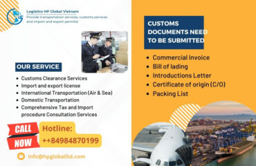 nomal Import customs documens in Vietnam
