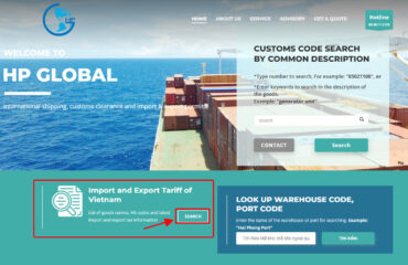 import export duty vietnam
