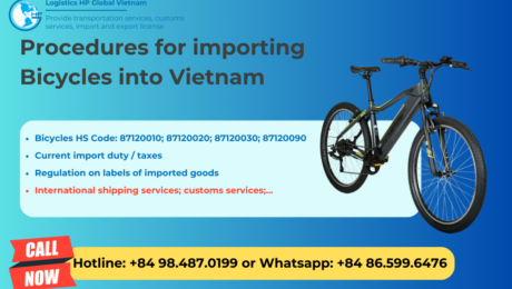 Import duty and procedures Bicycles Vietnam