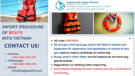 Import duty and procedures Bouys Vietnam