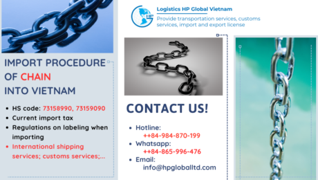 Import duty and procedures Chain Vietnam