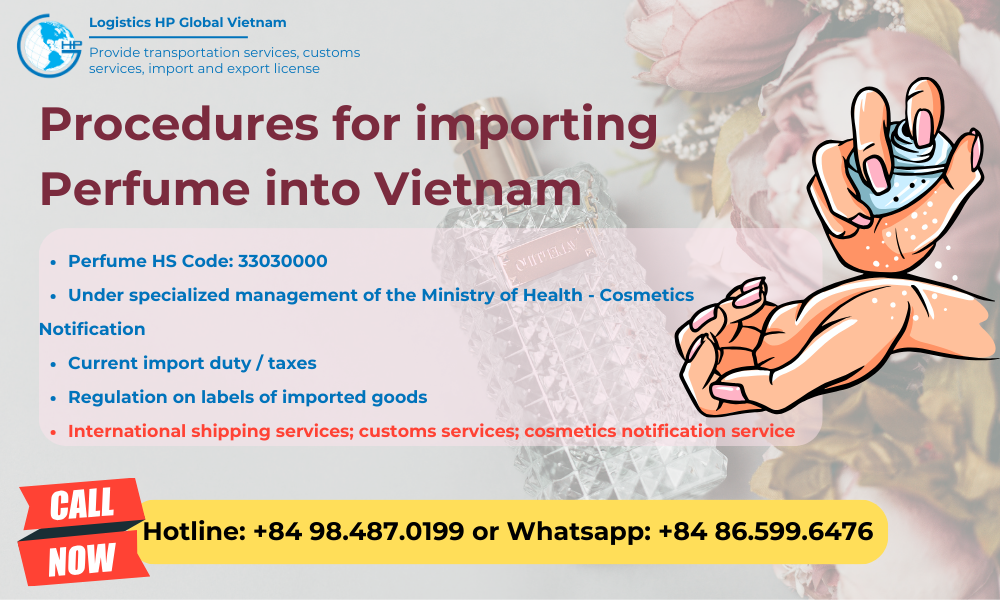 Import duty and procedures Perfume Vietnam