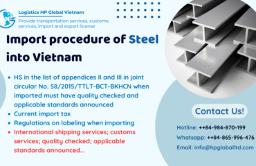 Import duty and procedures Steel Vietnam